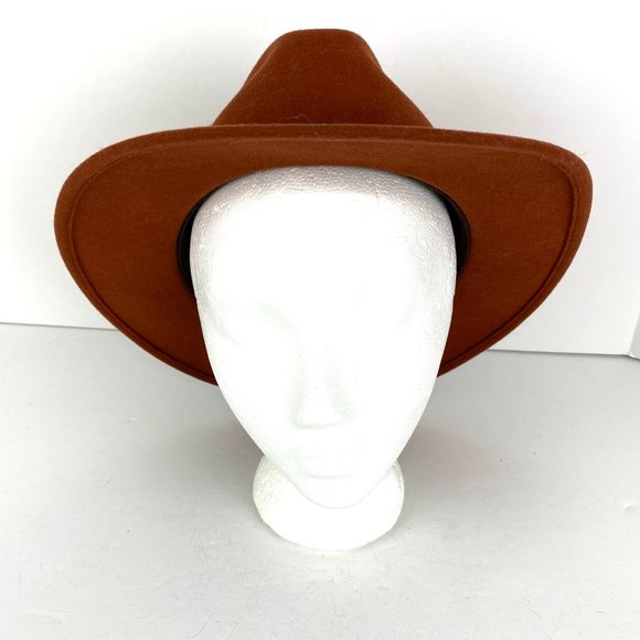Brixton Rust Fedora Hat - Picture 3 of 12